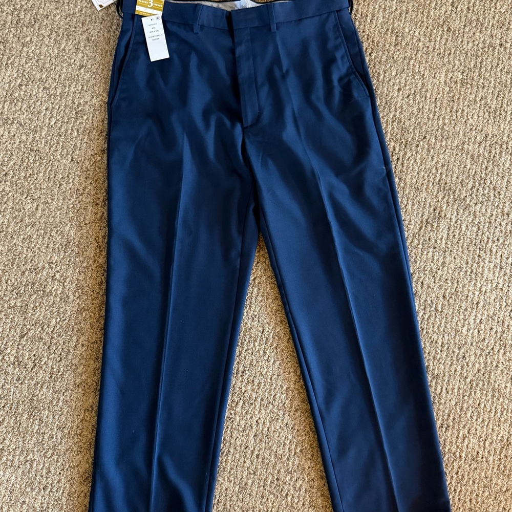 J.M. Haggar Men’s Navy dress pant